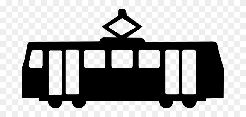 690x340 Trolley Rail Transport Rapid Transit Train Silhouette Free - Timesheet Clipart