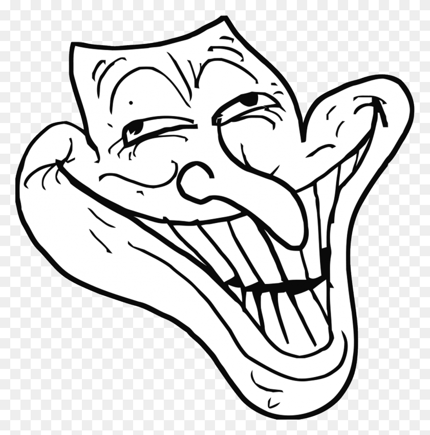 1341x1358 Trollface Png Images Free Download - Troll Face Clipart