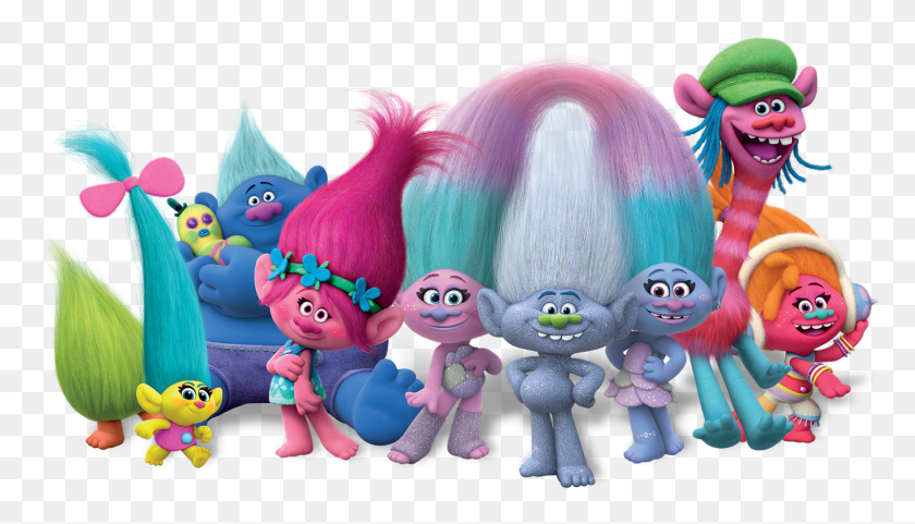 1600x865 Trolls Png Snack Pack - Snack PNG