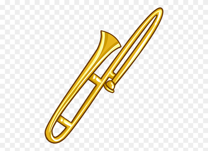 480x553 Trombone Png - Trombone PNG