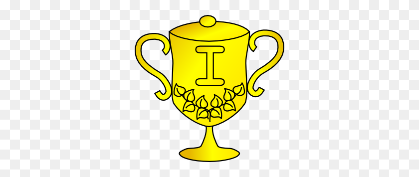 300x295 Trophy Award Cup Clip Art - World Cup Trophy PNG