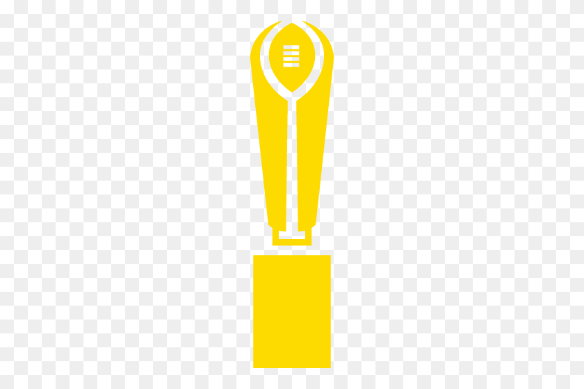 500x500 Trophy Clipart Football Championship - Lombardi Trophy Clipart