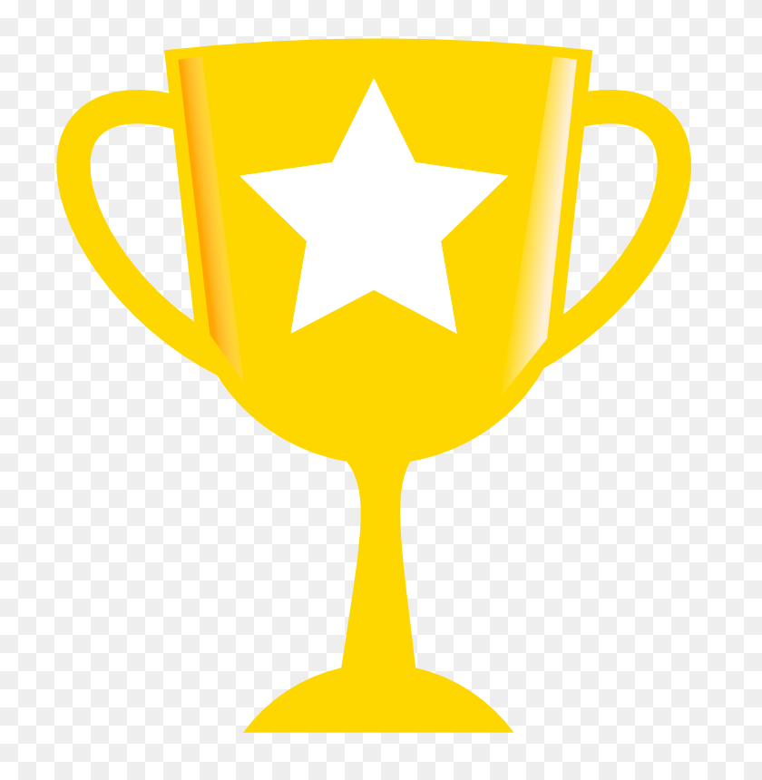 740x800 Trophy Clipart Star Trophy - Free Star Clipart