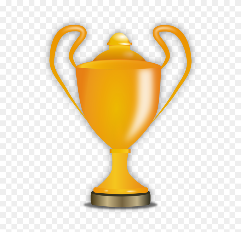 608x749 Trophy Computer Icons Award Download Gold Medal - Trophy Clipart