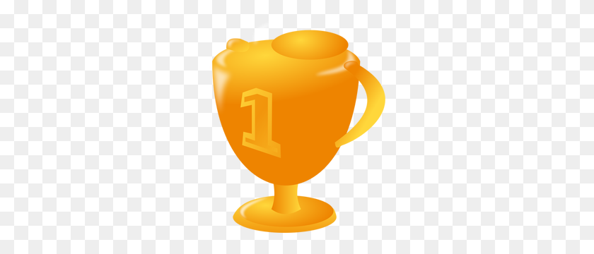 250x300 Trophy Free Clipart - Trophy Cup Clipart