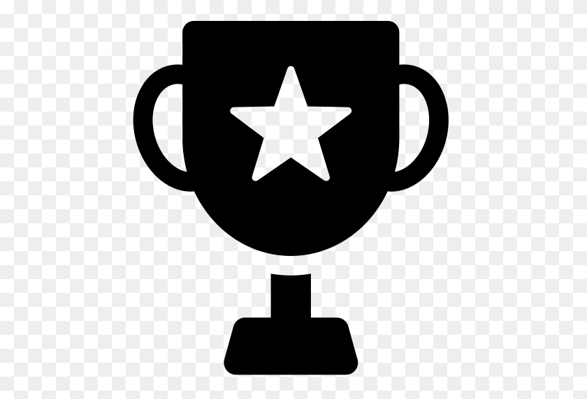 512x512 Trophy Icon With Png And Vector Format For Free Unlimited Download - Trophy Clipart Black And White