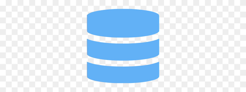 256x256 Icono De Base De Datos Azul Tropical - Icono De Base De Datos Png