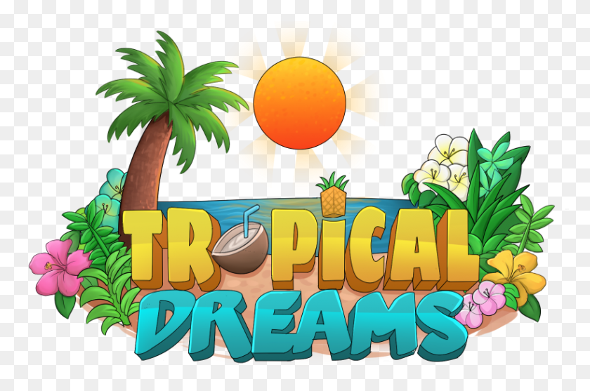 819x522 Сервер Minecraft Tropical Dreams - У Меня Есть Мечта Клипарт