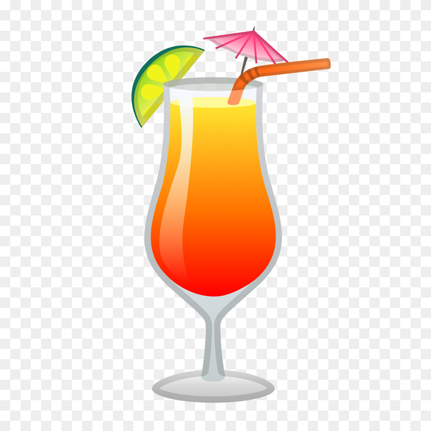 1024x1024 Значок Тропический Напиток Ното Emoji Набор Иконок Еда Напиток Google - Тропический Напиток Png