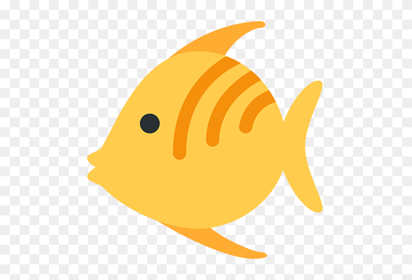 512x512 Tropical Fish Emoji For Facebook, Email Sms Id Emoji - Tropical Fish PNG