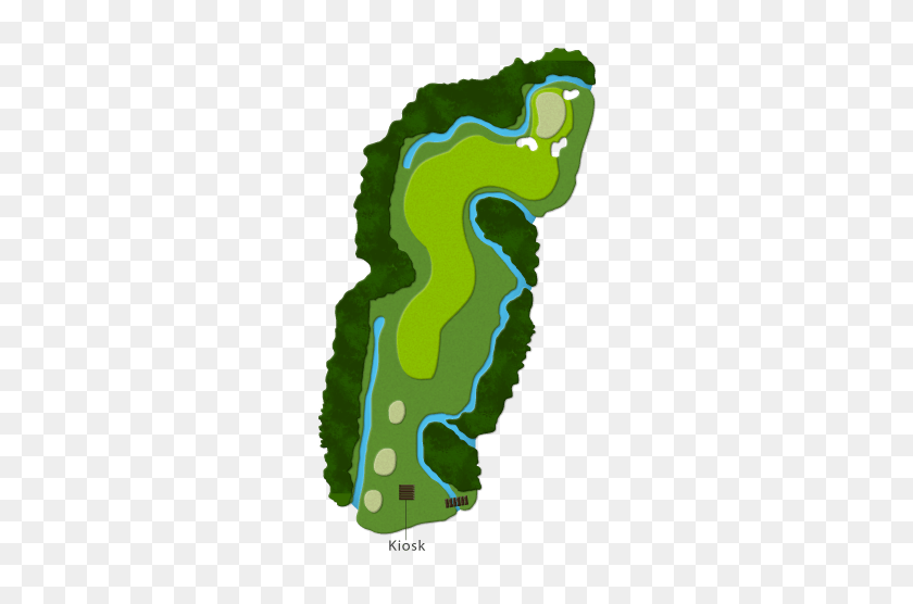 364x496 Tropical Golf Site En Indonesia Riverside Golf Club - Golf Hole Clipart