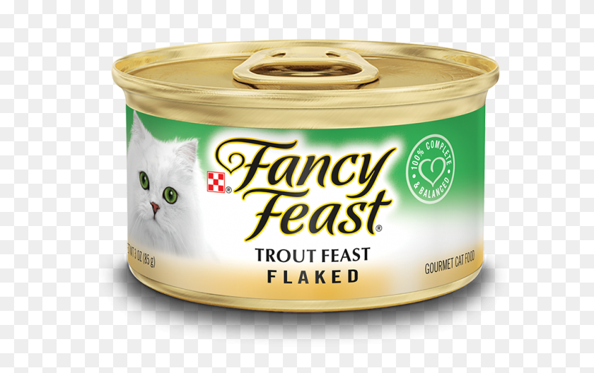 1000x600 Trout Gourmet Wet Cat Food Flaked Fancy - Canned Food PNG