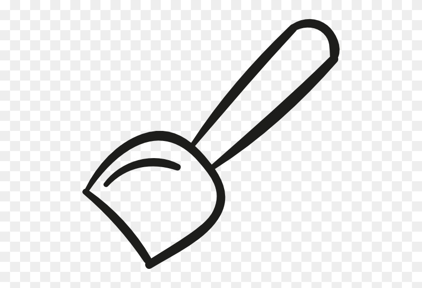 512x512 Trowel, Scoop, Shovels, Digg, Spade, Digging Icon - Spade Clipart Black And White