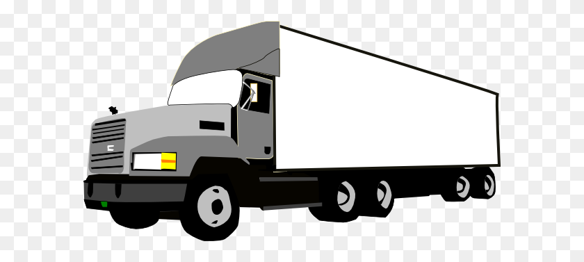 600x317 Clipart De Camiones - Usps Truck Clipart