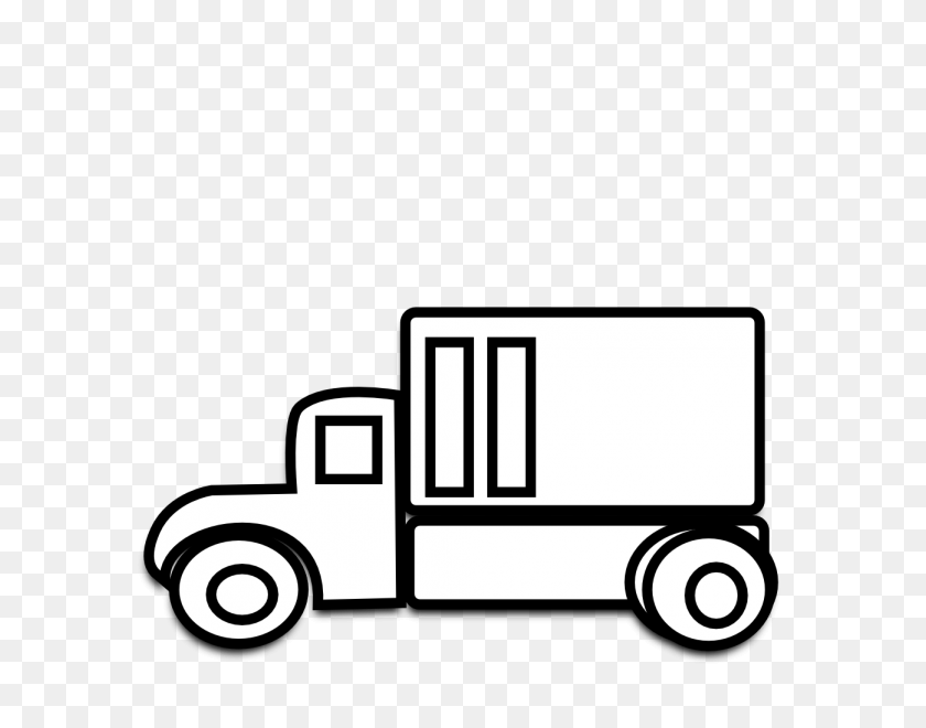 600x600 Truck Clipart Black And White Nice Clip Art - Pickup Truck Clipart Black And White