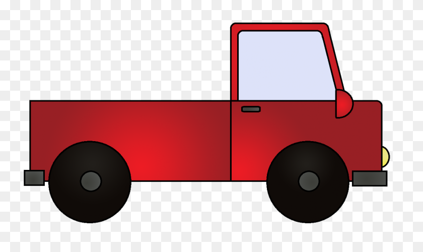 1270x718 Truck Clipart Bright Red - Red Tractor Clipart