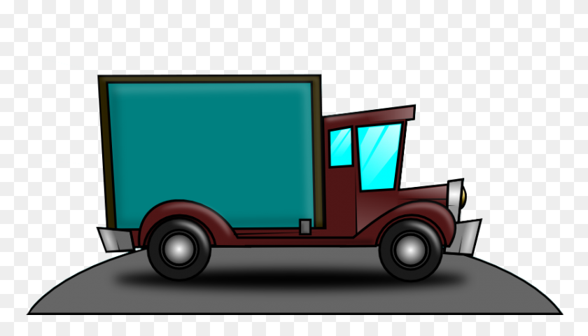 834x450 Truck Clipart Cargo Truck - Garbage Truck Clipart Free