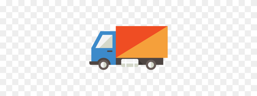 256x256 Truck Icon Myiconfinder - Delivery Truck PNG