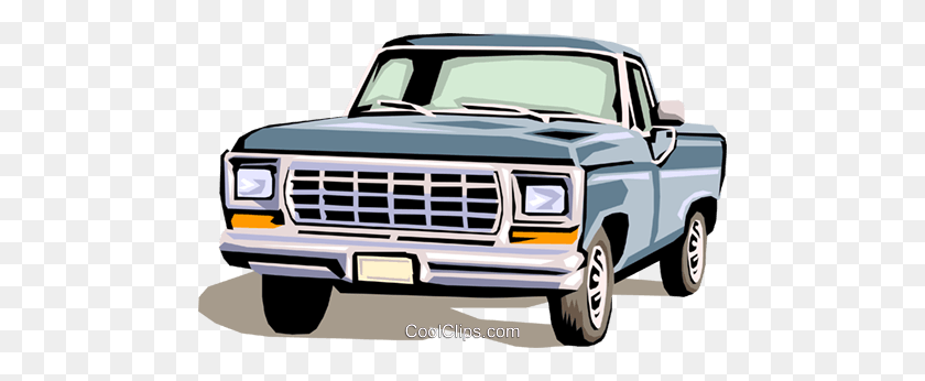 480x286 Camiones Libre De Regalías Vector Clipart Ilustración - Ford Clipart