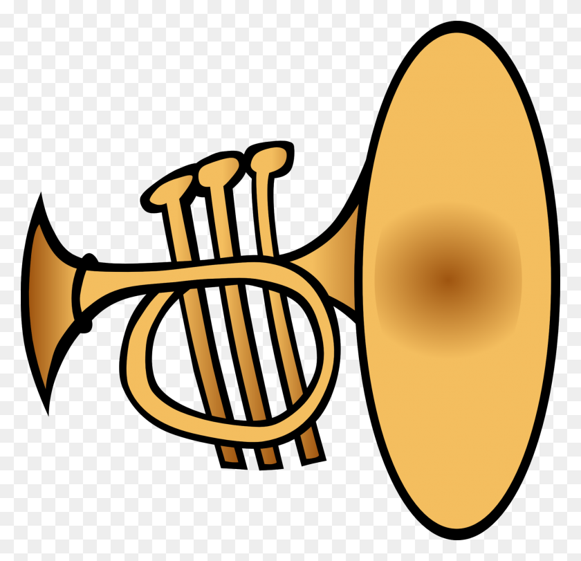 1871x1802 Trumpet Clip Art Free Clipart Images - Marching Baritone Clipart