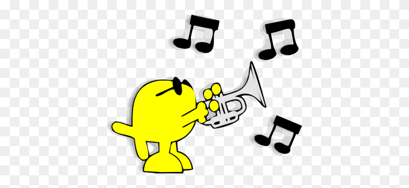 400x326 Trumpet Clipart Cliparts And Others Art Inspiration - Trumpet Clipart