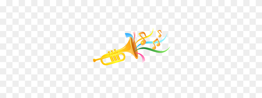 256x256 Trompeta Clipart Clipart Gratis - Jazz Instrumentos Clipart