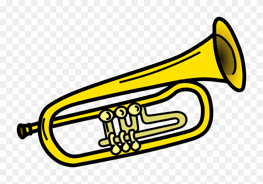 2400x1624 Trumpet Coloured Icons Png - Trumpet PNG