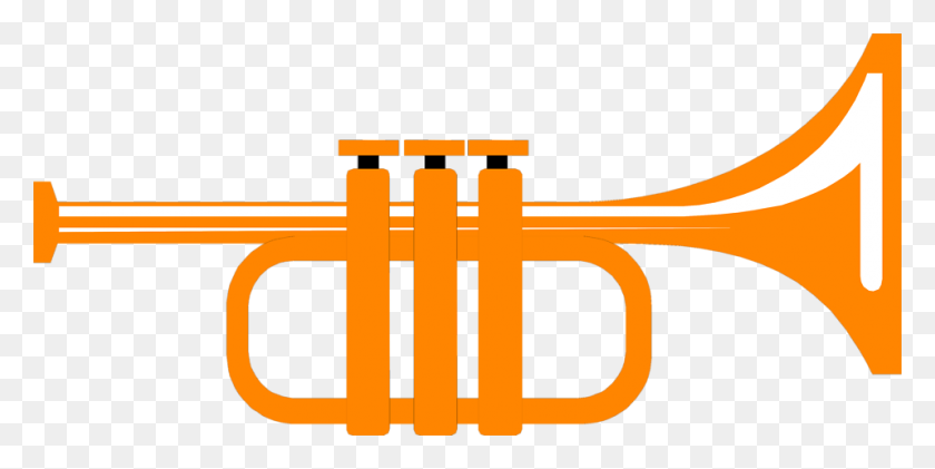 958x444 Trumpet Free Stock Photo Illustration Of A Trumpet - Bugle Clipart