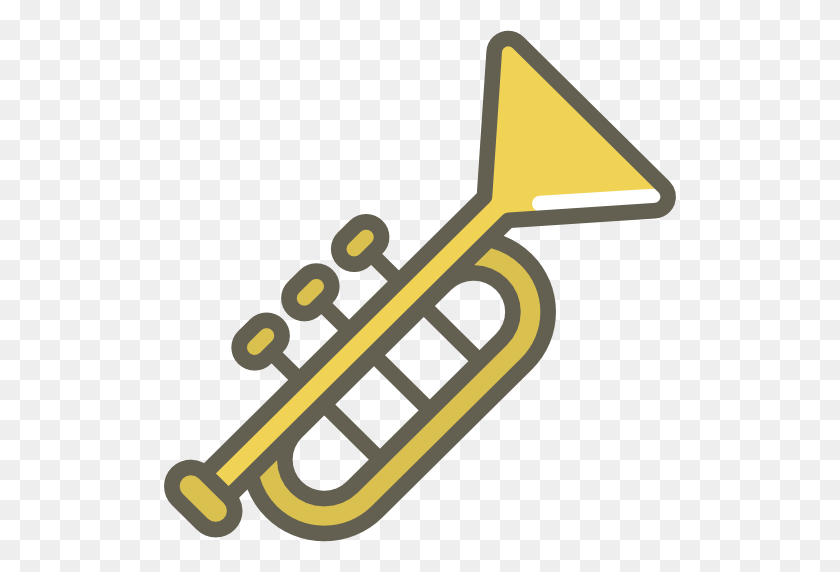 512x512 Trumpet, Herald Icon - Trumpet PNG