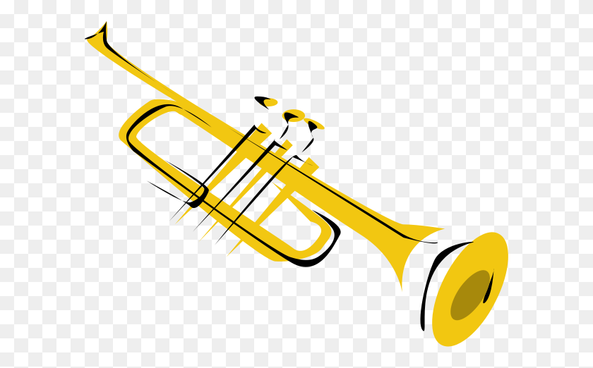 600x462 Trumpet Mute - Mute Clipart