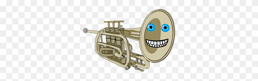 300x206 Trumpet Png Images, Icon, Cliparts - Bugle Clipart