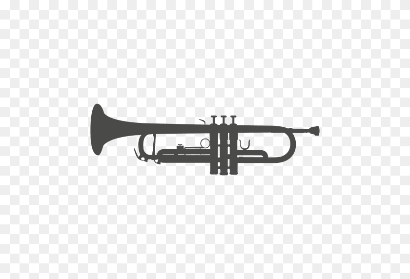 512x512 Trumpet Silhouette - Trumpet PNG