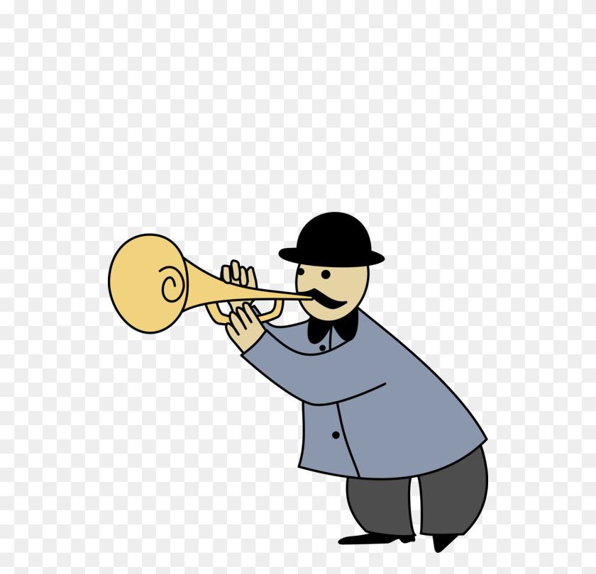 536x750 Trumpeter Orchestra Musical Instruments - Orchestra Clipart
