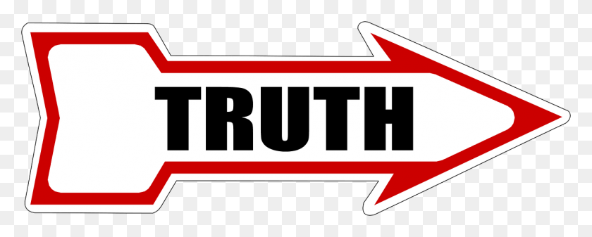 1280x455 Truth Is One Sided - Truth Clipart