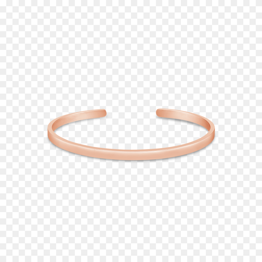 3000x3000 Tsar Stainless Steel Gents Rose Gold Plated Cuff Bangle - Gold Plate PNG
