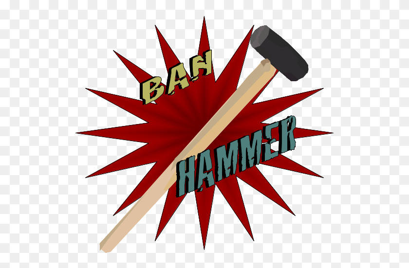 536x491 Colección Tsb Ban Hammers! Elija Uno Para Servir A Nuestros Trolls Del Foro - Ban Hammer Png
