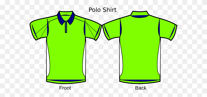 600x335 Tshirt Clipart Collar Shirt - T Shirt Outline PNG