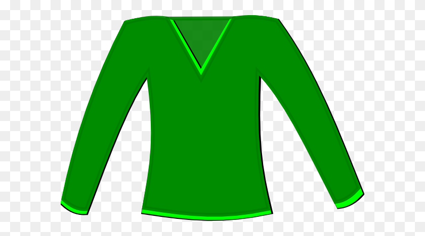 600x408 Tshirt Clipart Green Jumper - Tee Shirt Clip Art