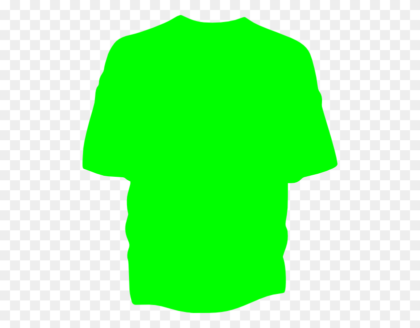 510x595 Tshirt Green Clipart Png For Web - Green Shirt Clipart