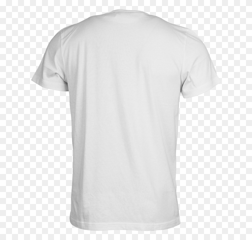 740x740 Tshirt White Back Transparent Png - Shirt PNG