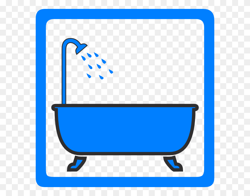 600x600 Tub And Shower Clip Art - Z Clipart