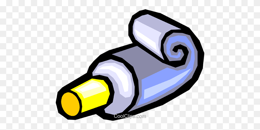480x362 Tube Of Yellow Paint Royalty Free Vector Clip Art Illustration - Tube Clipart
