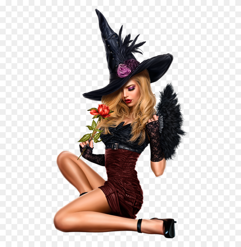 470x800 Tubes Artist Verymany Witches And Vampires Clipart - Halloween Costume Clipart