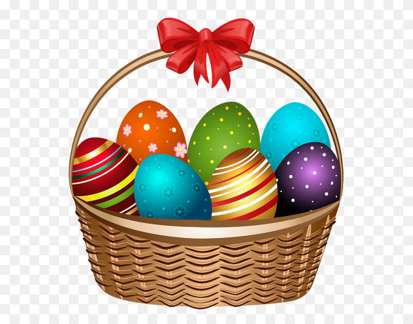 573x600 Tubes, Clipart De Easter Baskets - Easter Eggs Clipart Blanco Y Negro