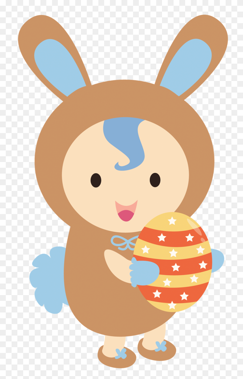 998x1600 Tubes, Clipart De Easter Bunny - Baby Deer Clipart