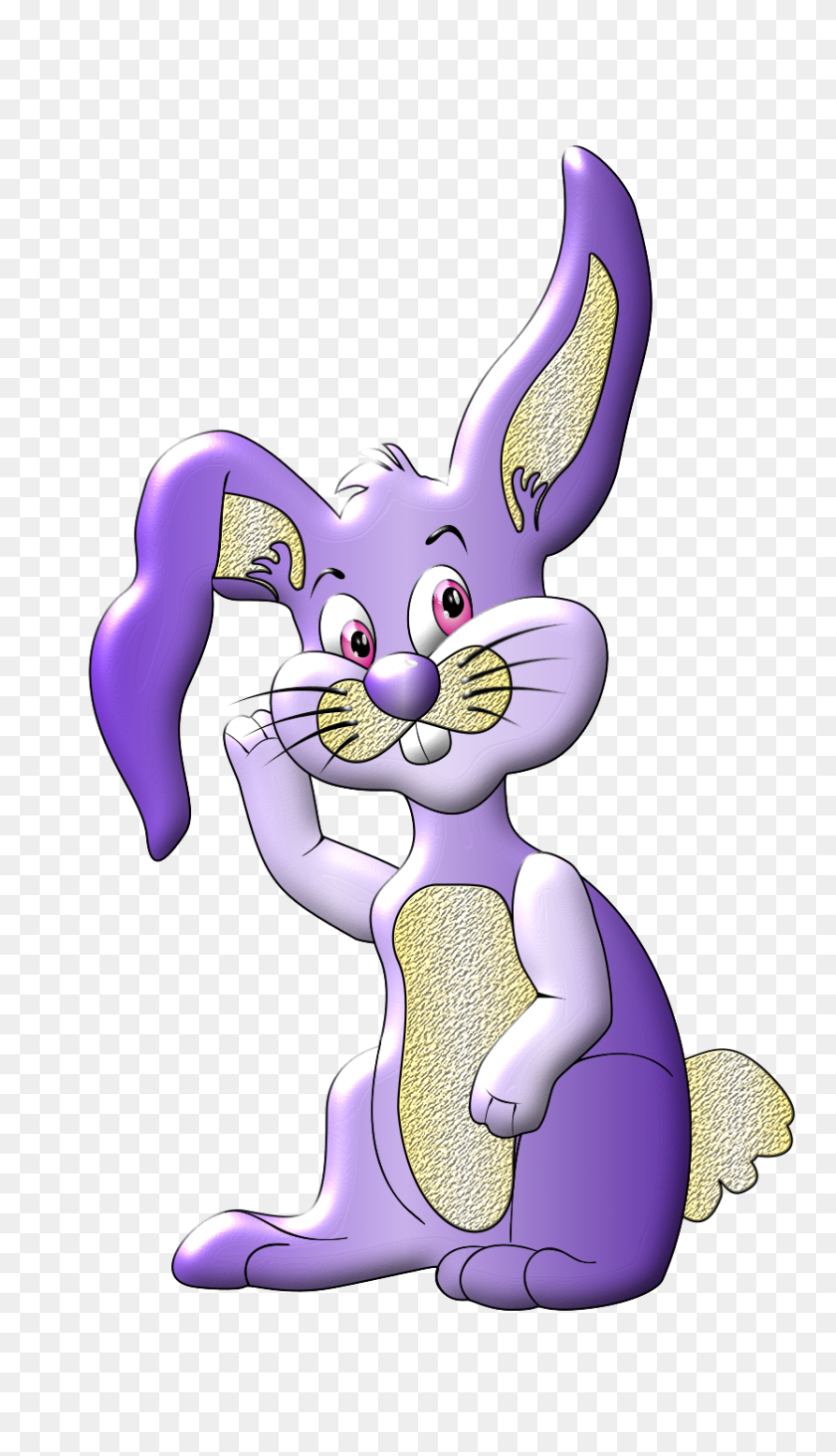 833x1500 Tubes, Clipart De Easter Clip Art Bunny - Easter Bunny Clipart
