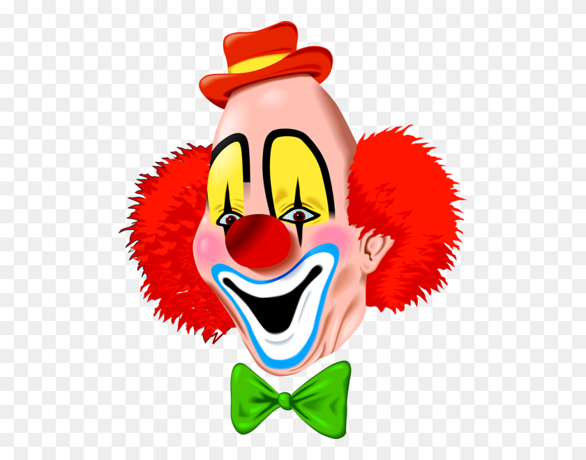 500x599 Трубы Клоуны Pierrots Mis Trabajos En Fomi Clown - Цирковой Клоун Клипарт