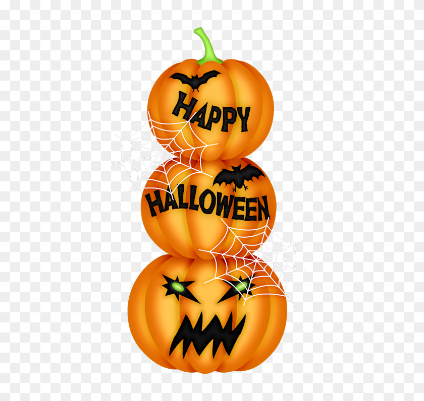 480x736 Tubes Noel Bonhommes De Neiges In Clip Art - Pumpkin Halloween Clipart