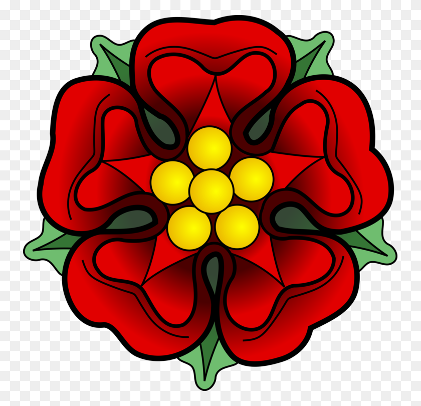 747x750 Tudor Rose House Of Tudor Heraldry Drawing - Rosen Clipart