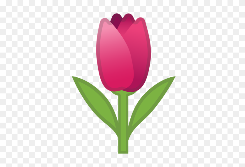 512x512 Tulip Emoji - Flower Emoji PNG